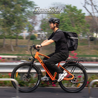 Vélo de route électrique Chamrider DM427 EU, livraison gratuite, vélo de gravier, VTT à assistance au pédalage, batterie 48V 27Ah, VTT 27,5 pouces, vélo électrique