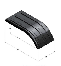 Penjualan laris fender truk berat roda ganda pelindung roda fender besar setengah lingkaran - Product Image 6