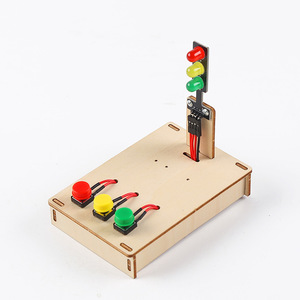 OKYN0804-2 Kit de Modelo de Semáforo de Madera para Armar, Juguete Educativo de Ciencia para Niños, Actividad de Proyecto STEM para Primaria - Product Image 6