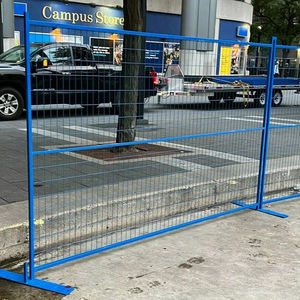 Garde-corps temporaires galvanisés en treillis métallique soudé de haute qualité pour les chantiers de construction au Canada - Product Image 4