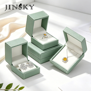 Caja de Embalaje de Joyería Premium para Anillos, Pendientes, Brazaletes, Estuche de Regalo para Declaraciones, Caja de Almacenamiento de Joyería al por Mayor con Logotipo Personalizado - Product Image 3