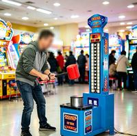 Machine d'arcade de boxe musicale à monnayeur, simulateur de boxe intelligent avec fonction de jeu de puissance et Marteau de puissance, pour centre de divertissement intérieur