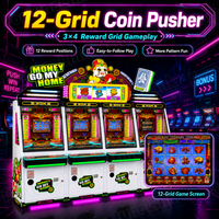 Machine de jeu à monnayeur de style chinois, machine à pousser les jetons avec jackpot pour l'amusement, fourniture directe d'usine