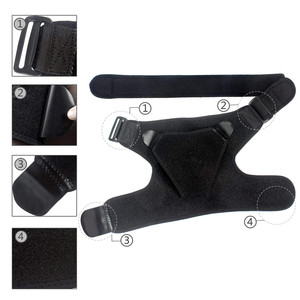 Verstelbare schouderbrace met drukkussen voor blessurepreventie, verstuikingen, pijn, tendinitis, <span class=keywords><strong>bursitis</strong></span>, schouderband - Product Image 2