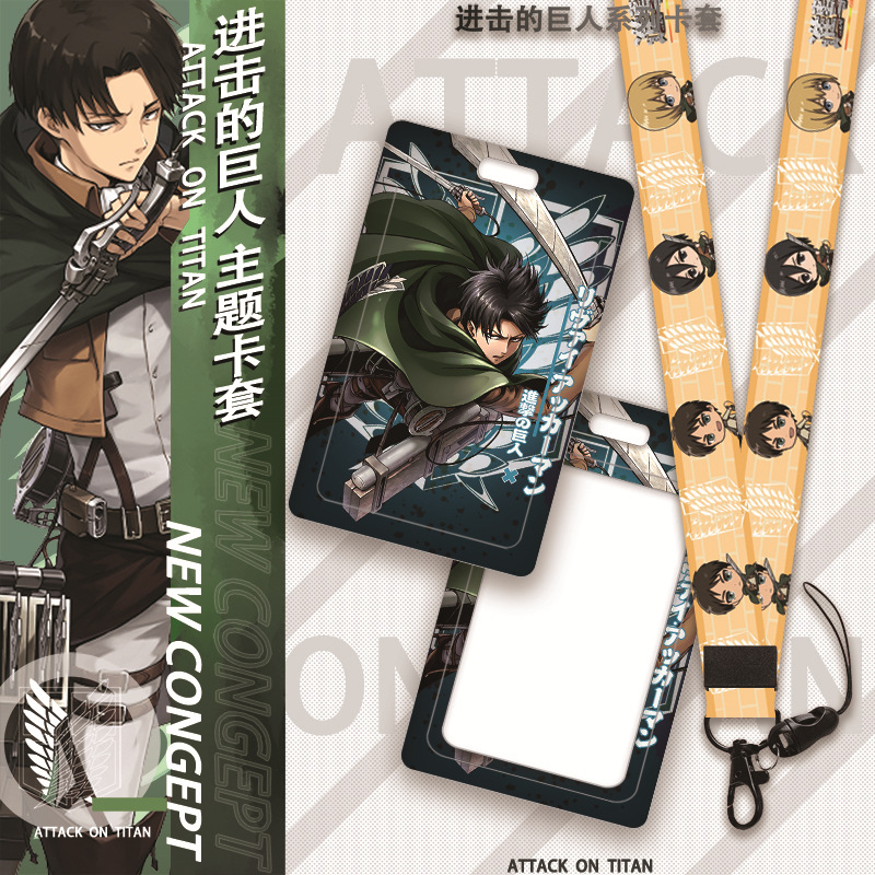 attack on titan card sleeves Anime Holder with Lanyard These unique sleeves are designed to beautifully protect your standard sized gaming card Union Arena Rare Battle AP