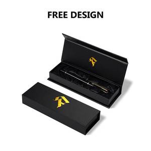 Custom Logo Luxury Promotional Business Gift Paper Packaging Pen Box for Pen Pencils Ballpoint with Satin - Product Image 3