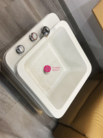 Bassin de pédicure professionnel en acrylique Yicheng pour salon, cuve de pédicure profonde avec massage pour spa des pieds et salon de manucure