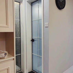 Porte coulissante minimaliste à cadre étroit pour appartement, cuisine, toilettes, en alliage d'aluminium, alimentée à l'énergie solaire, écologique - Product Image 4