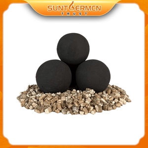 Black Essentials Venta caliente Decoración <span class=keywords><strong>de</strong></span> cerámica <span class=keywords><strong>Bolas</strong></span> <span class=keywords><strong>de</strong></span> fuego <span class=keywords><strong>de</strong></span> cerámica Bola <span class=keywords><strong>de</strong></span> <span class=keywords><strong>cañón</strong></span> <span class=keywords><strong>de</strong></span> cerámica - Product Image 2