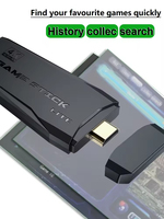 Consola de Videojuegos Familiar con 64 GB de Almacenamiento Integrado, 20000 Juegos, Control Inalámbrico de 2.4G, Gamepad, 4K HD, Modelo M8