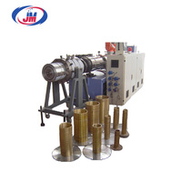 Línea de Extrusión de Tuberías de Plástico Controlada por PLC, Máquina para Fabricar Tuberías de Conducto Eléctrico de PVC