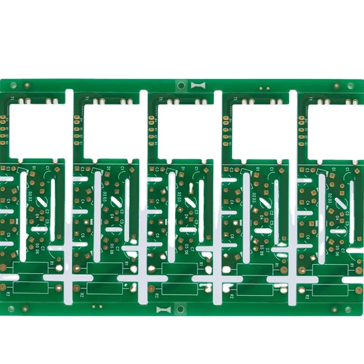 Высоковольтный FR-4 0,4 мм двухсторонний Прототип pcb