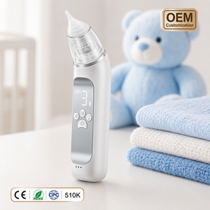 Aspirateur nasal électrique pour bébé, nettoyeur de nez, niveau d'aspiration réglable, silicone imperméable - Product Image 1