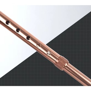 Factory Wholesale Aluminum Safety Adjustable Height Walking Stick Crutch for Elderly - Product Image 3