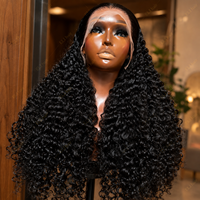 Perruques Lace Front en Cheveux Humains Cambodgiens Vierge, Ondulés Naturels, 10-30 Pouces, Perruque Frontale Complète HD Transparente avec Baby Hair