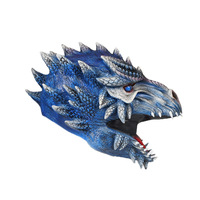 Masques en latex amusants et réalistes de dragon et d'animaux pour Halloween, masques complets faits à la main, accessoires de tête