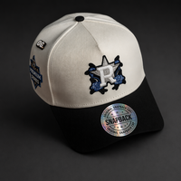 Casquette Trucker avec Logo Personnalisé Broderie 3D en Relief, Dos en Maille Bleu Marine et Blanc, Casquette Snapback à Deux Tons avec Cordon, Vente en Gros Gorras