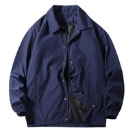 Benutzer definiertes Logo Autumn Plain Herren Outdoor Wear Branded Vintage Light Wind breaker Coach Jacke für Herren