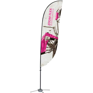 Popular Products 2025 <strong>Merchandise</strong> Products Advertising Flying Flags Barber Shop Open <strong>House</strong> Banners Custom Embroidered Feather Beach Outdoor Teardrop Banner - Product Image 2