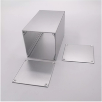 Caja de Control de Aluminio 6063-T5 Anodizado de 56*56*100mm, IP54, para Alarma de Incendio, Chasis para Control de Elevadores y Sistemas HVAC