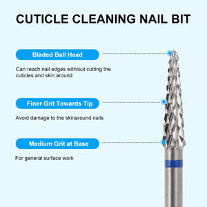 בטיחות מקצועית קרביד מסמר ניקוי קצת 3/32 "סלון מניקור לספק סיטונאות 'לציפורן נקי לקדוח קצת - Product Image 2