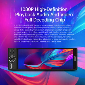 Reproductor de Radio para Auto Universal con Pantalla Integrada de 6.5 Pulgadas, Sistema Operativo Linux, Reproductor de Música MP5, Carplay Inalámbrico, Android Auto, GPS, Unidad Principal - Product Image 5