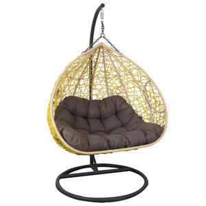 モダンな桃型ハンギングチェア、耐久性のある屋外用ハンギングバスケットスイングチェア（庭用） - Product Image 5