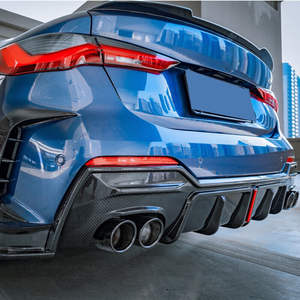 Difusor de Parachoques Trasero de Fibra de Carbono con Luz para <span class=keywords><strong>BMW</strong></span> Serie 4 G22 G23 M-SPORT 2020 2022 - Product Image 4
