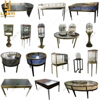 Vitrine à bijoux vintage personnalisée, robuste, de haute qualité, avec éclairage LED, design moderne pour comptoir de magasin, livraison rapide, image incluse