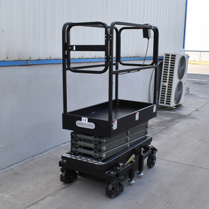 Plataforma Elevadora de Tijera Eléctrica Autopropulsada ZTCL de Acero, 2.27x1.2m de Altura, Plataforma de Trabajo de 1.12m, Distancia Entre Ejes de 2.43m, Mini Radio de Giro - Product Image 4