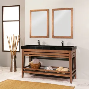 Amerikanischer Standard RTA Massivholz Moderner Badezimmers chrank