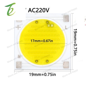 Ac220v 12W 15W 20W gốm sứ mới COB dẫn bóng Đèn Chip 30W 50W đèn thông minh IC chất lượng tốt chip cho đèn pha ngoài trời tự làm trắng ấm - Product Image 3
