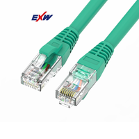 Cable de red EXW para interiores y exteriores etiqueta UTP FTP SFTP Cat 5E 5 6A 6 7 Cable Cat5e Cat5 CAT6 Cable