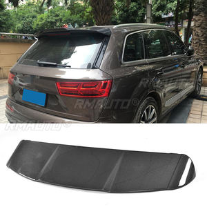 Aileron de coffre arrière en fibre de carbone pour Audi Q7 Sline SQ7 SUV 4 portes 2016 2017 2018, becquet de coffre arrière en FRP - Product Image 2