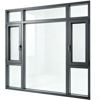 Ventana Abatible de Aluminio de Grado Marino, Resistente a la Salinidad, Certificada para Uso Doméstico Diario
