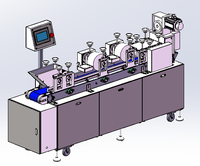Machine de formage et de découpe de bonbons aux cacahuètes, entièrement automatique, Machine de fabrication de barres de sésame croustillantes à l'avoine