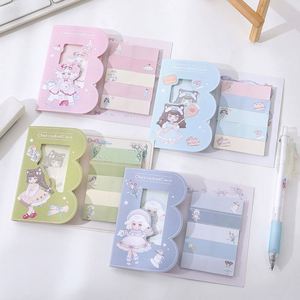 HengXin Kawaii <b>Sticky</b> <b>Note</b> Set Cute Stationery Multifunctional Memo Pad Index Stickers School Supplies - Product Image 1