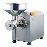 Petite machine automatique pour broyer les noix et fabriquer de la pâte d'amande et de la pâte d'arachide, machine à collation