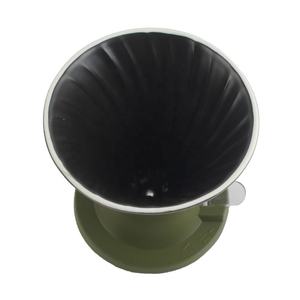 Filtre en céramique silicone à commande par interrupteur à une touche, filtre à café en céramique fait main pour le préparation du café par infusion - Product Image 3