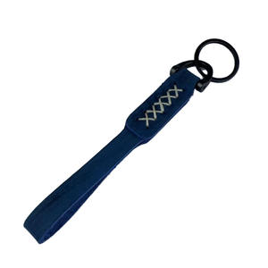 Porte-clés en cuir de <span class=keywords><strong>vachette</strong></span> <span class=keywords><strong>double</strong></span> couche, fait main, style international, design simple et créatif, cadeau de mode, pendentif tendance pour voiture, Henan - Product Image 4