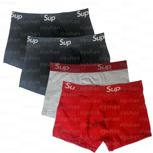 Paquete de 4 Calzoncillos de Diseño para Hombre, Corte Recto, Algodón Transpirable, Antibacterianos, de Secado Rápido, Tipo Boxer - Product Image 4