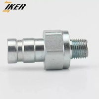 Raccord rapide hydraulique PD, raccord rapide de test, filetage mâle G1/8 pour manomètre d'excavatrice, compatible avec PD90