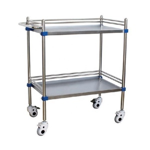 Multi Purpose 3 Tier Stainless Steel <strong>Dressing</strong> <strong>Trolley</strong> With Wheels For Hospital Clinic Home Office Use - Product Image 6