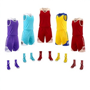 Maillot de basketball unisexe en polyester à manches courtes et col en V, modèle 863, vente en gros, haute qualité 2K # - Product Image 1
