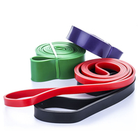 Banda de Resistencia Elástica Multicolor SHENGDE de 4.5mm, Duradera, con Logotipo Personalizado Impreso, Banda Gruesa para Ejercicios y Asistencia en Dominadas