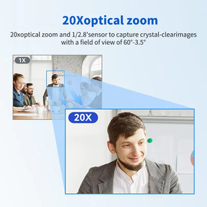 Zoom optique 20x POE pris en charge 4K/30fps PTZ pour HDMI USB LAN église réunion suivi automatique caméra de conférence pour haute qualité Vid - Product Image 3