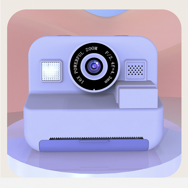 Christmas Gift New 1080P HD Digital Camera Instant Print 1080P HD Video Photo Shooting Rolls Color Pencils MicroSD for Girls