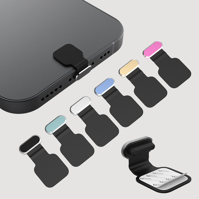 New Design Anti-lost Dust Plug for Mobile Phone Type-C USB C Dust-proof Cap Cover for iPhone 15 14 13 Pro Max