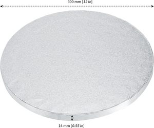 Plateaux à gâteau jetables en carton ondulé PE enduit, qualité alimentaire, résistants à la graisse, 12 pouces, dorés, pour la vente en gros - Product Image 2
