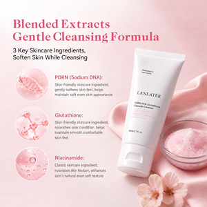 <span class=keywords><strong>Limpiador</strong></span> <span class=keywords><strong>Facial</strong></span> Orgánico de Marca Privada con PDRN y Glutatión para Hidratación Profunda, Blanqueamiento y Luminosidad - Product Image 4